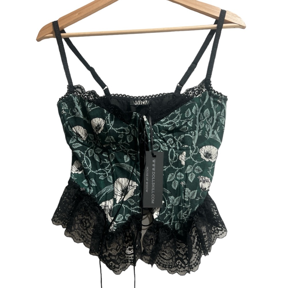 Dolls kill-  hardest of hearts corset top